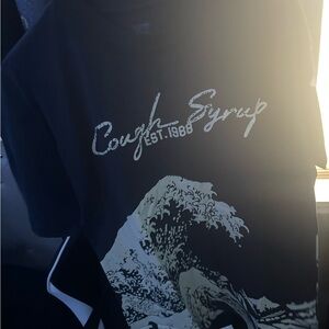 Cough Syrup Men's Black Graphic Tee